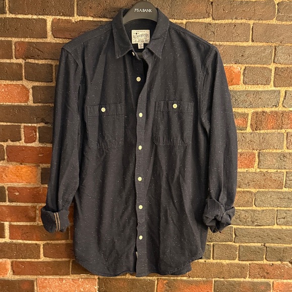 Lucky Brand Other - Lucky Brand Men's Navy Button Shirt M